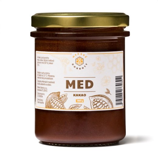 Ochucený pastovaný květový med – Kakao