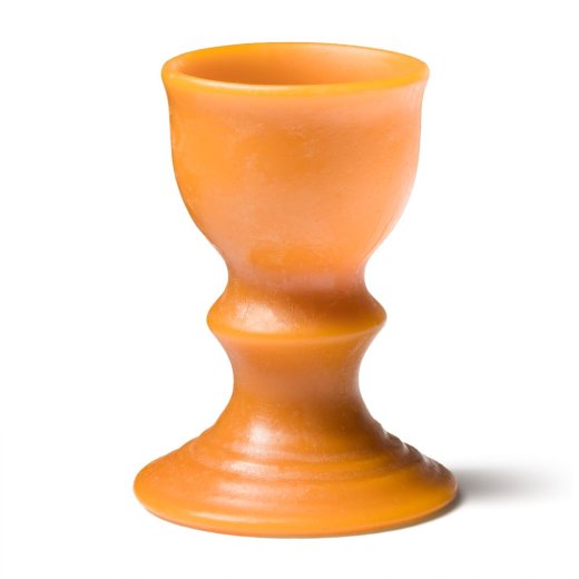 Dekorativní kalich z včelího vosku