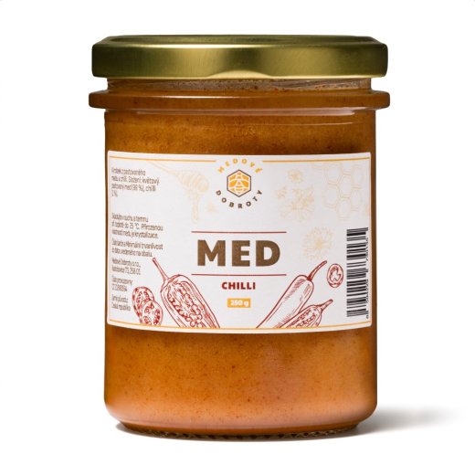 Ochucený pastovaný květový med – Chilli
