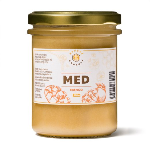 Ochucený pastovaný květový med – Mango Ochucený pastovaný květový med – Mango