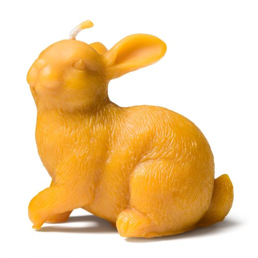 Svíčka z včelího vosku – zajíc