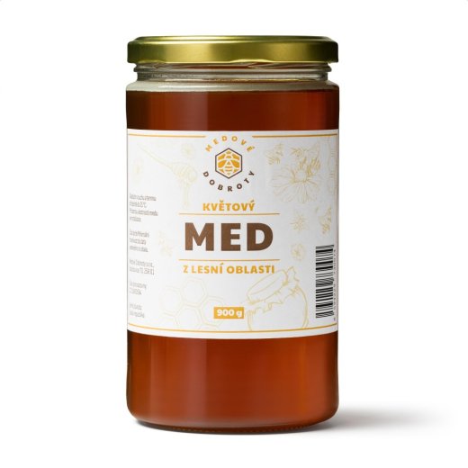 Med květový z oblasti lesa 900g