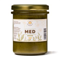 Ochucený pastovaný květový med – Matcha
