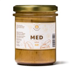 Ochucený pastovaný květový med – Káva