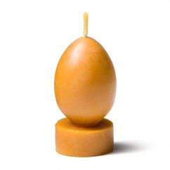 Svíčka z včelího vosku – vejce