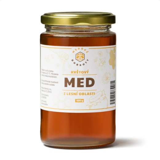 Med květový z oblasti lesa 450g