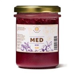 Ochucený pastovaný květový med – Acai