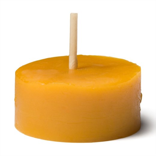 Čajová svíčka z včelího vosku