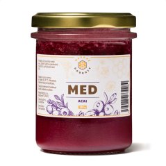 Ochucený pastovaný květový med – Acai