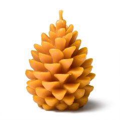 Svíčka z včelího vosku – šiška