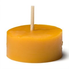 Čajová svíčka z včelího vosku