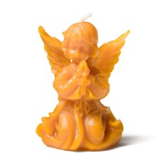 Svíčka z včelího vosku – klečící anděl