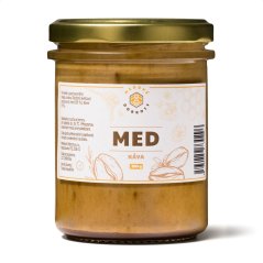 Ochucený pastovaný květový med – Káva