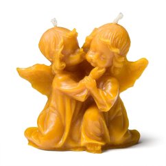 Svíčka z včelího vosku – andílci