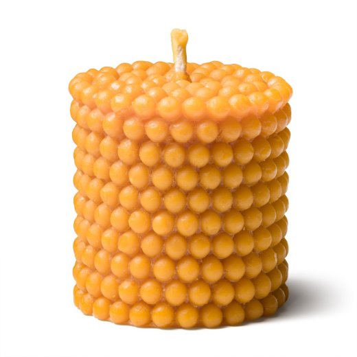 Bublinková svíčka z včelího vosku